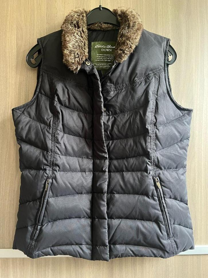 Warme bodywarmer zgan, Kleding | Dames, Bodywarmers, Zo goed als nieuw, Maat 36 (S), Zwart, Ophalen of Verzenden