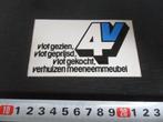 sticker 4V Vlot gezien, Vlot geprijsd, Vlot gekocht, Verhuiz, Ophalen, Zo goed als nieuw, Bedrijf of Vereniging
