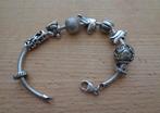 zilveren tedora armband met bedels [785], Sieraden, Tassen en Uiterlijk, Armbanden, Verzenden, Zo goed als nieuw, Met bedels of kralen