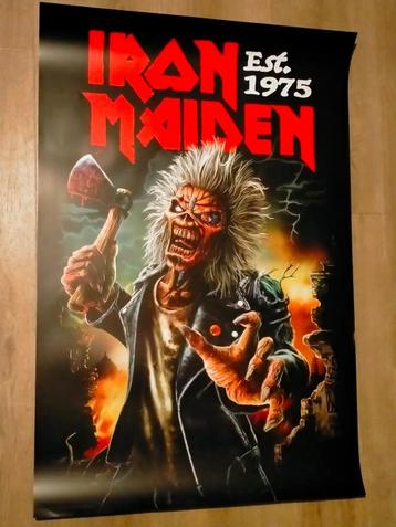 Iron Maiden Eddie 2025 metal muziek rock poster RARE tour beschikbaar voor biedingen