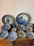 Verzameling oude sierborden van japans tot delft blauw, Antiek en Kunst, Ophalen of Verzenden