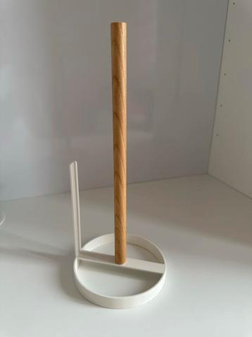 Keukenpapierhouder - Hout & Wit beschikbaar voor biedingen