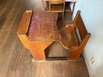 Schoolbankje bureau, Kinderen en Baby's, Kinderkamer | Tafels en Stoelen, Ophalen, Gebruikt, Tafel(s)
