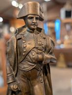 Antiek bronzen beeld Napoleon €195.  27 cm hoog, Ophalen