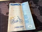 Tomos Onderdelenboek 9 Types, Fietsen en Brommers, Ophalen of Verzenden, Gebruikt