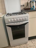Gasfornuis met oven, Witgoed en Apparatuur, 4 kookzones, Vrijstaand, Zo goed als nieuw, 45 tot 60 cm