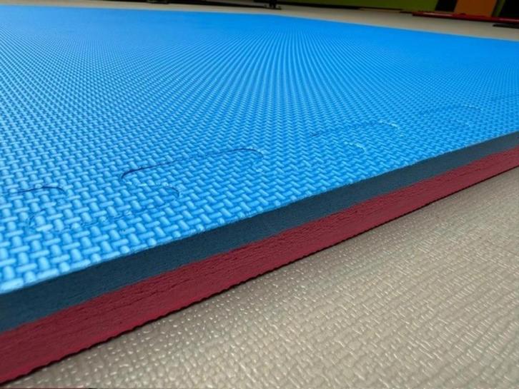 TATAMI PREMIUM 26 EVA FOAM ROOD-BLAUW ACTIE, Sport en Fitness, Vechtsporten en Zelfverdediging, Nieuw, Overige, Vechtsportmateriaal