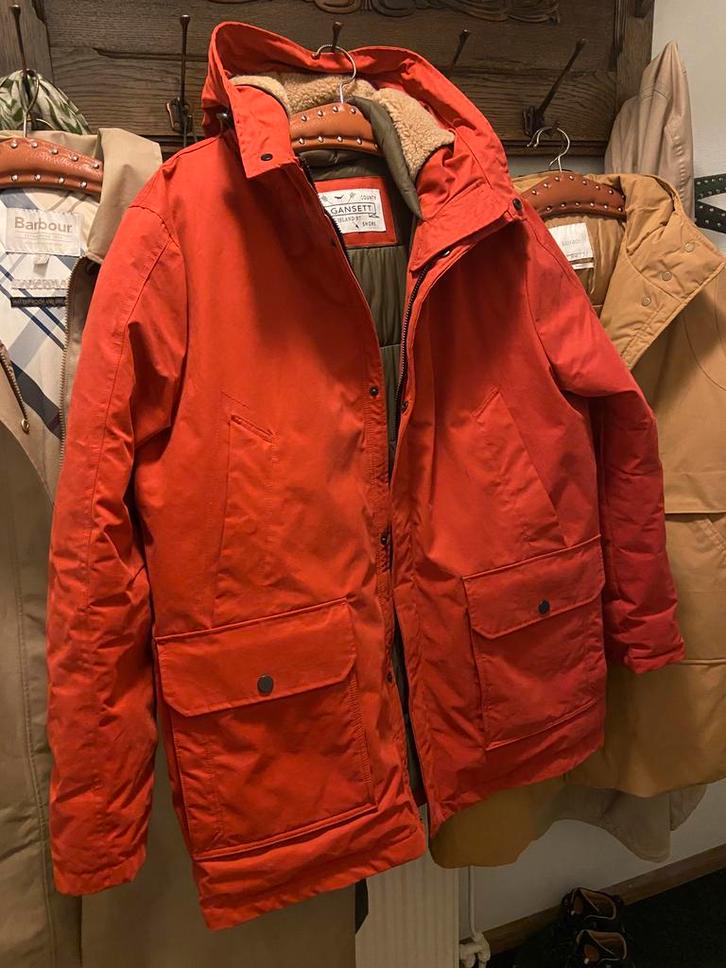 Super winterjas XXL, parkamodel van Amagansett, Kleding | Heren, Jassen | Winter, Zo goed als nieuw, Overige maten, Rood, Ophalen