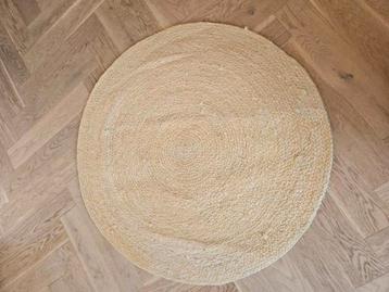 Rond rotan vloerkleed 110cm beschikbaar voor biedingen