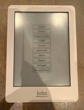 Kobo Glo eReader Kleur: Wit/Rood - Lezen in stijl! beschikbaar voor biedingen