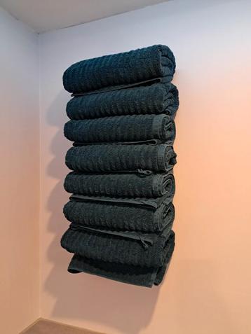 7 Blauwe Handdoeken - 65x130cm beschikbaar voor biedingen
