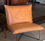 Leren fauteuil  Merk: Jess  Kleur: cognac, Huis en Inrichting, Stoelen, Ophalen, Gebruikt, Overige kleuren, Design- Stoer