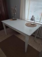 Brocant tafel met lade, Huis en Inrichting, Tafels | Eettafels, Gebruikt, 50 tot 100 cm, Rechthoekig, 50 tot 100 cm