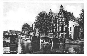 700210 Haarlem Gravestenebrug 1938 Gelopen met postzegel beschikbaar voor biedingen