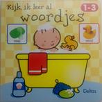 Kartonboekje Kijk ik leer al Woordjes, Verzenden, Deltas, Zo goed als nieuw, 1 tot 2 jaar