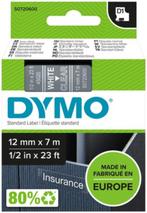 Nieuw | Dymo D1 tape 12mm x 7m Type: 45013, 45017, 45020, Computers en Software, Ophalen of Verzenden, Nieuw, Printertape, DYMO
