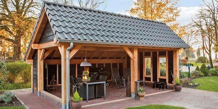 Buitenverblijf overkapping  veranda  EERLIJKE PRIJZEN, Tuin en Terras, Overkappingen, Nieuw, Veranda, Ophalen