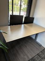 Elektrisch verstelbaar bureau 160x80cm tot 90cm, Huis en Inrichting, Bureaus, Ophalen, Elektrisch, Zo goed als nieuw, Bureau