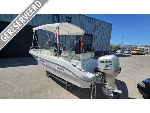 Sessa Key Largo 19 met 90 Honda v-tec, Watersport en Boten, Vis- en Consoleboten, Gebruikt, 70 pk of meer, 3 tot 6 meter, Benzine