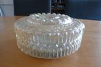 mooie ronde vintage plafondlamp van glas, Ophalen of Verzenden, Zo goed als nieuw, Glas