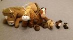 Set 6 paardenknuffels, Ophalen of Verzenden, Zo goed als nieuw, Paard