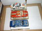 Modelauto 1:24 Burago 3 Rallywagens 2x Mercedes+Ferrari zgan, Ophalen of Verzenden, Zo goed als nieuw, Auto, Bburago