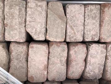 gebakken Klinkerkeien SBP18, 10 duimers, straatstenen, rood  beschikbaar voor biedingen