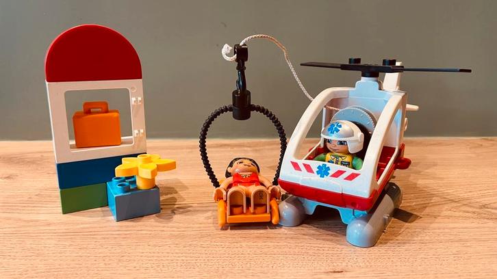 5794 ziekenhuis reddingshelikopter, Kinderen en Baby's, Speelgoed | Duplo en Lego, Gebruikt, Duplo, Complete set, Ophalen of Verzenden