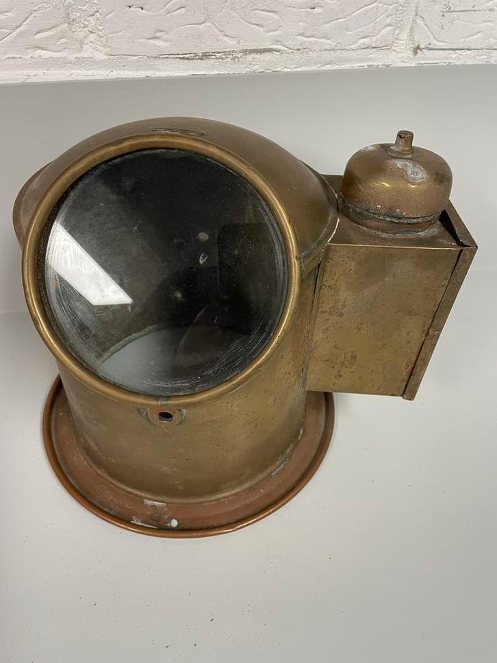 Koperen Kompas Behuizing - Zonder Kompas, Antiek en Kunst, Antiek | Overige Antiek, Ophalen of Verzenden