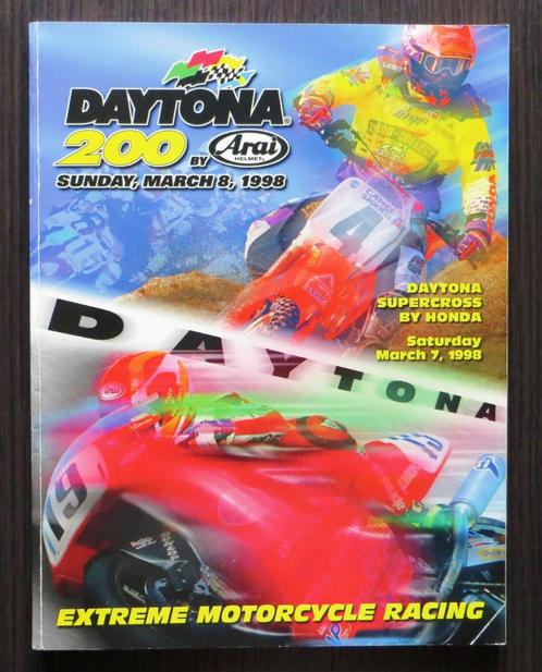 1998 - Programmaboek Daytona 200 + Daytona Supercross, Boeken, Motoren, Gelezen, Algemeen, Verzenden