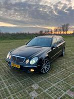 Mercedes Benz S211 - E500, Auto's, Mercedes-Benz, Automaat, Zwart, Leder, Stationwagon