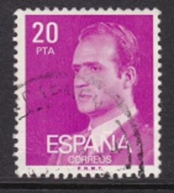 2934 - Spanje michel 2309x gestempeld , koning Juan Carlos I beschikbaar voor biedingen