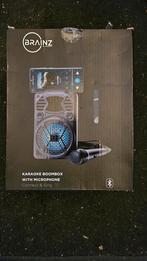 Brainz speaker met microfoon (NIEUW), Ophalen of Verzenden, Nieuw, Complete set