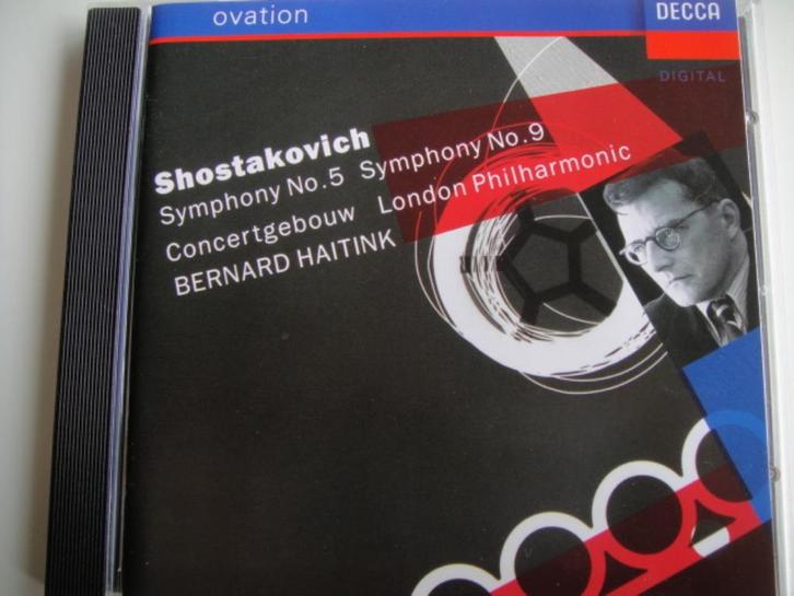 SHOSTAKOVICH Symphony no. 5 & 9 CD HAITINK DECCA, Cd's en Dvd's, Cd's | Klassiek, Gebruikt, Orkest of Ballet, Modernisme tot heden