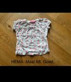 Hema shirtje. Maat 68., Kinderen en Baby's, Babykleding | Maat 68, Meisje, Ophalen of Verzenden, Zo goed als nieuw, Hema