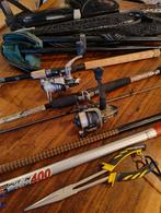 Vishengels en Molens - Complete Set, Watersport en Boten, Hengelsport | Algemeen, Ophalen, Gebruikt, Complete hengel