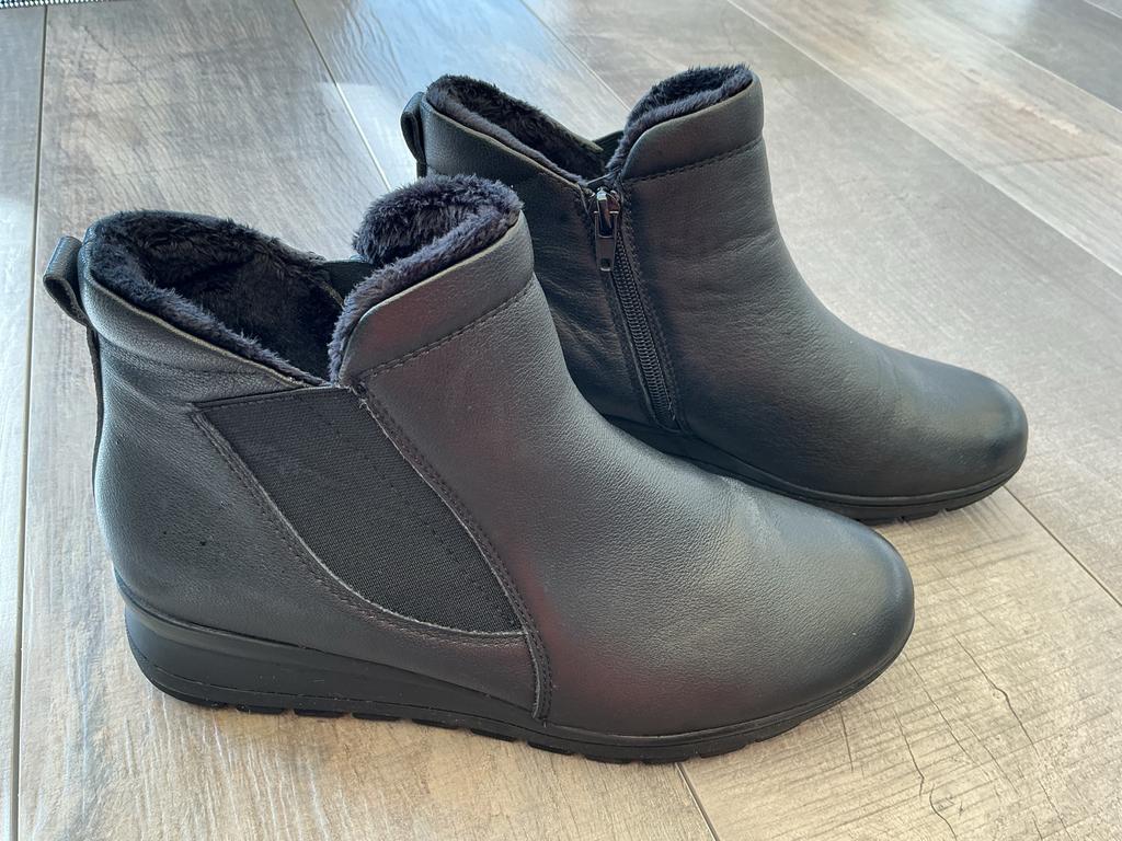 ≥ Medicus Leren Enkellaarsjes Sleehak Maat 40 (nieuw) — Schoenen