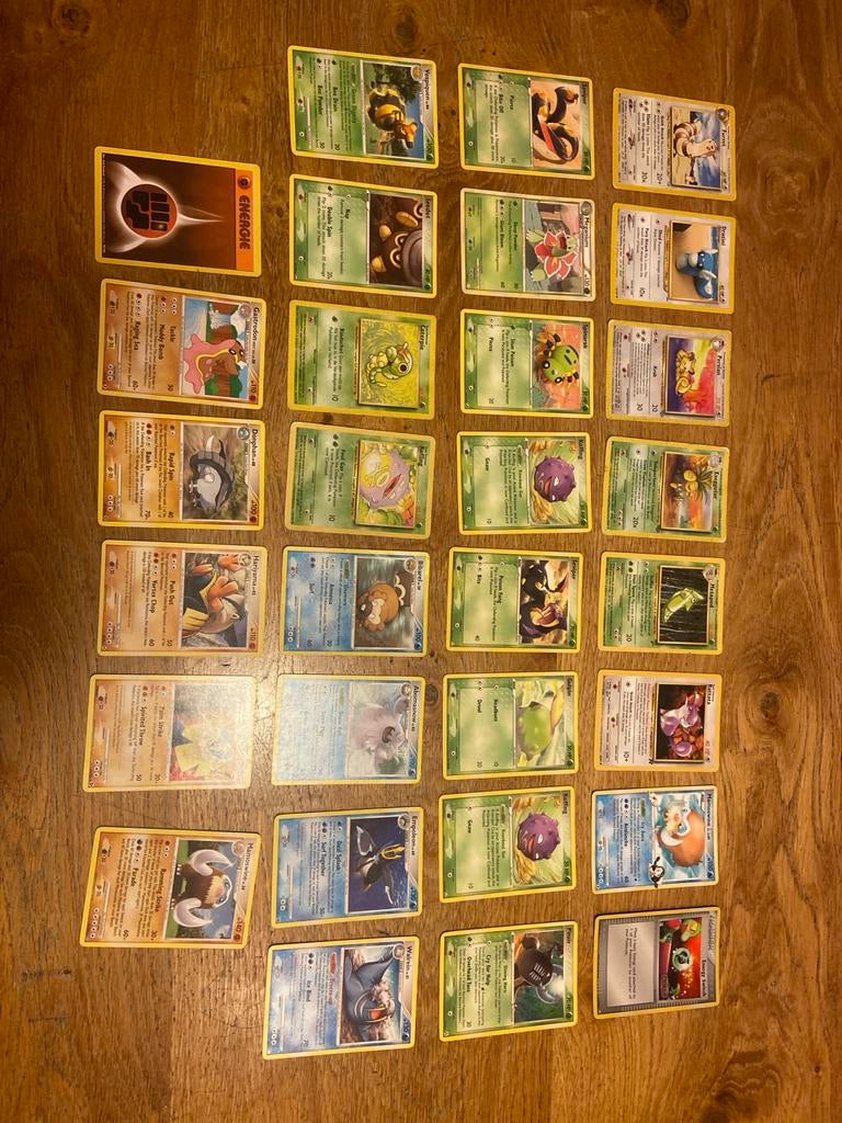 Oude Pokemon Kaarten - Fossil, 2nd Edition, Ophalen of Verzenden, Gebruikt, Meerdere kaarten