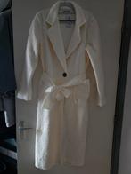 Nieuwe lange teddy jas creme 42 44 46, Ophalen of Verzenden, Nieuw, Maat 46/48 (XL) of groter, Beige