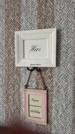 Riviera maison his en hers lijstjes met haakjes, Ophalen of Verzenden, Zo goed als nieuw, Hout, Minder dan 50 cm