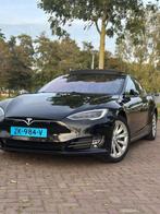 Tesla Model S2019 longrange GRATIS OPLADEN garantie tot 2027, Auto's, Tesla, Automaat, Zwart, Model S, Zwart
