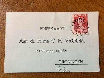 Briefkaart Modehuis Van Setten 1925 beschikbaar voor biedingen