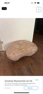 Rieten Poef - Doe een bod!, Huis en Inrichting, Banken | Voetenbanken en Poefen, Ophalen, Gebruikt, 50 tot 75 cm, Riet of Rotan