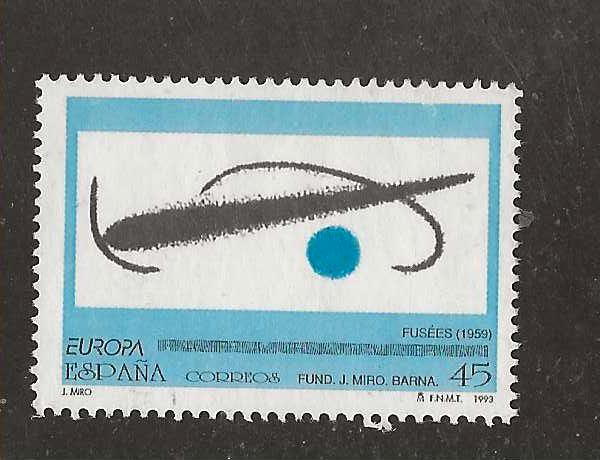 Spanje; 3109 Kunst, Postzegels en Munten, Postzegels | Europa | Spanje, Gestempeld, Verzenden