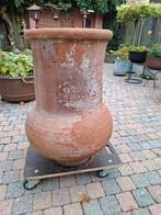 Mooie terracotta bloempot voor €50., Tuin en Terras, Bloempotten, Ophalen, Gebruikt, Rond, Binnen