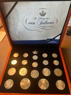 Juliana set incl zilver kroontje, Koningin Juliana, Setje, Zilver, Ophalen of Verzenden
