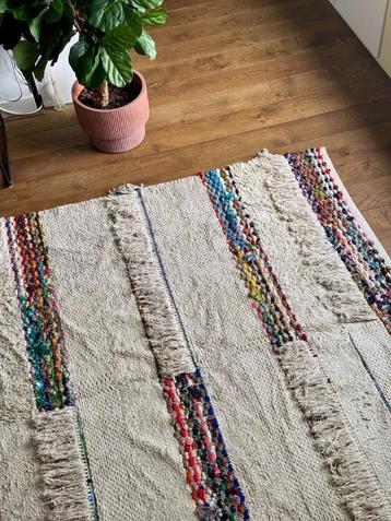 Crème & kleurrijk Bohemian tapijt 310cm x 202cm beschikbaar voor biedingen