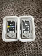 Canon CL-41 & PG-40 Cartridges - Kleur en Zwart, Ophalen of Verzenden, Nieuw, Cartridge
