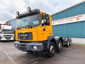 MAN 35.414 VF-TM 8x4 FULL STEEL CHASSIS (6-CILINDER HEADS /  beschikbaar voor biedingen