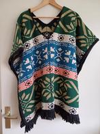 Super warm bohemian hippie poncho boho ibiza stijl 1 maat, Bohemian, Ophalen of Verzenden, Zo goed als nieuw, Overige kleuren
